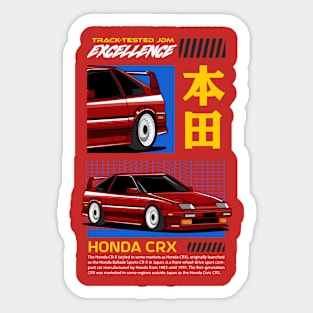 CRX Enthusiast Sticker